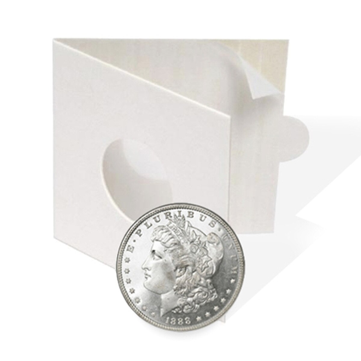 Self-Adhesive Coin Flips - 100 Per